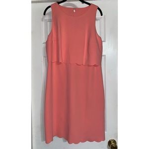 BEAUTIFUL~Anne Taylor LOFT Coral Dress~sz 10~EXC!